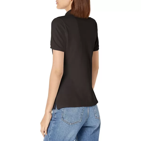 French Toast Women's Short Sleeve Stretch Pique Polo Shirt