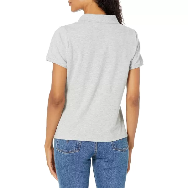 French Toast Women's Short Sleeve Stretch Pique Polo Shirt