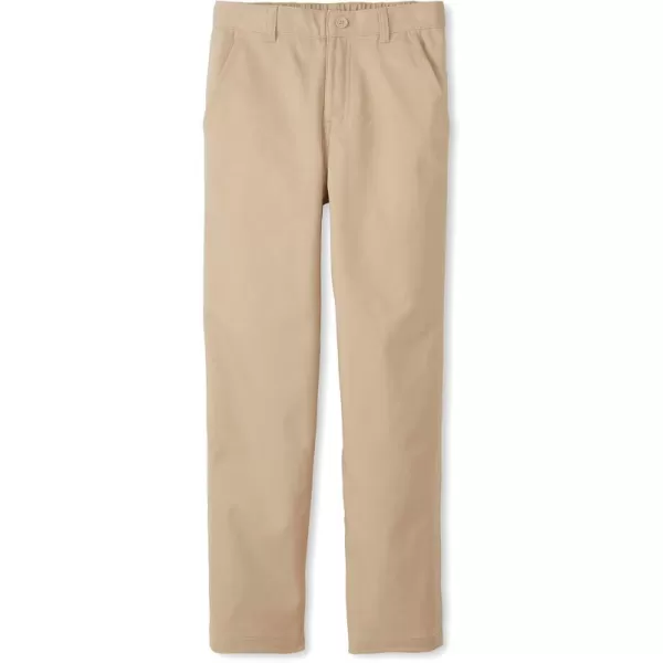 French Toast Boys' Adaptive Relaxed Fit Twill Pants with Hook and Loop Closure and Pull-Apart Leg Openings)