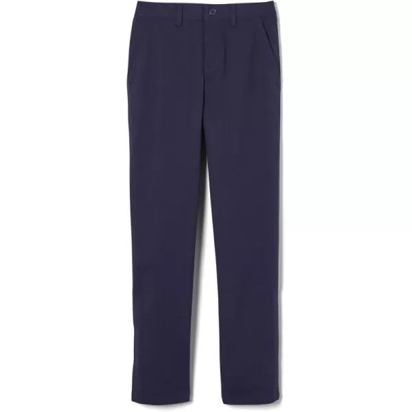 French Toast Boys' Adaptive Relaxed Fit Twill Pants with Hook and Loop Closure and Pull-Apart Leg Openings