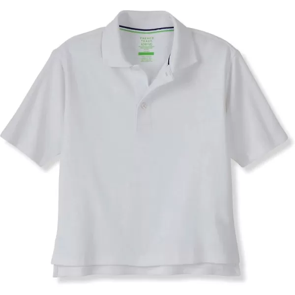 French Toast Boys' Adaptive Short Sleeve Seated Interlock Polo