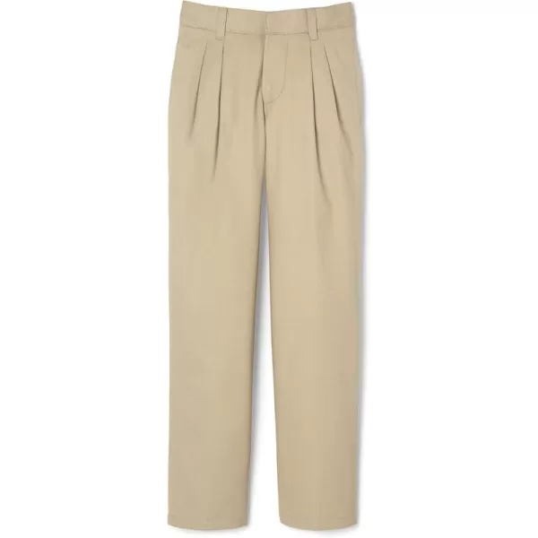 French Toast Boys' Adjustable Waist Relaxed Fit Pleated Pant 