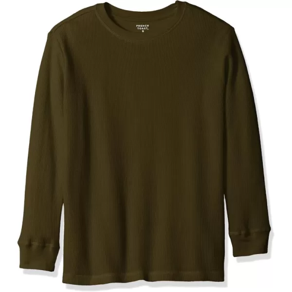 French Toast Boys' Long Sleeve Solid Thermal)