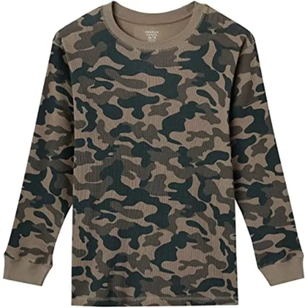 French Toast Boys' Long Sleeve Solid Thermal