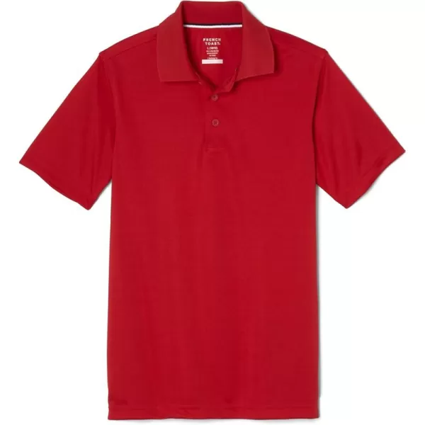 French Toast Boys' Moisture Wicking Performance Sport Polo Short Sleeve Shirt
