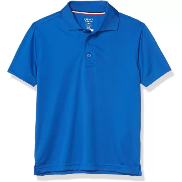 French Toast Boys' Moisture Wicking Performance Sport Polo Short Sleeve Shirt