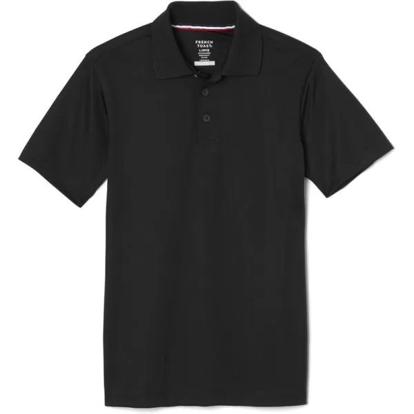 French Toast Boys' Moisture Wicking Performance Sport Polo Short Sleeve Shirt