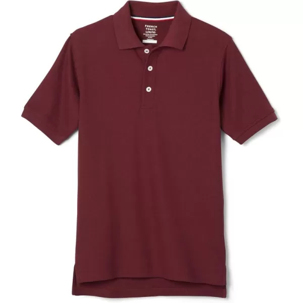 French Toast Boys' Short Sleeve Pique Polo Uniform Shirt 