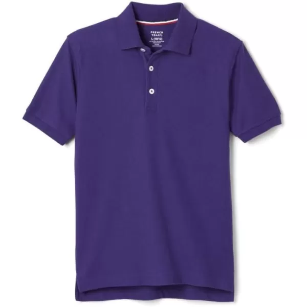 French Toast Boys' Short Sleeve Pique Polo Uniform Shirt 