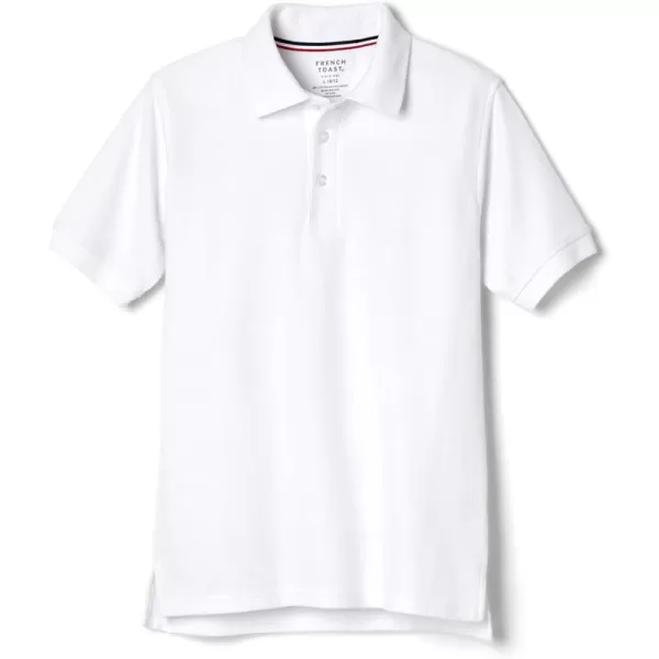 French Toast Boys' Short Sleeve Pique Polo Uniform Shirt 