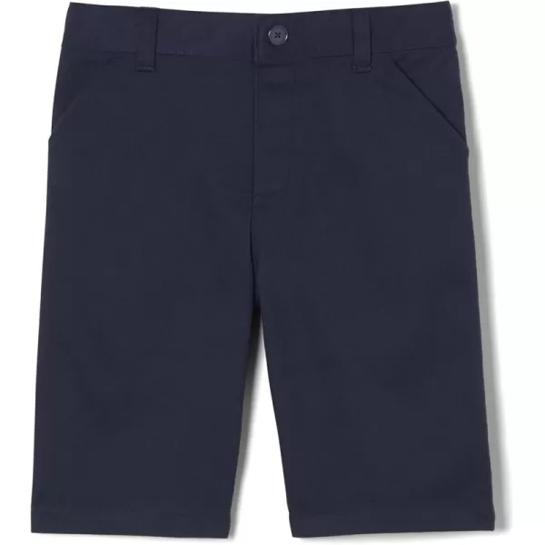 French Toast Girls' Adaptive Bermuda Shorts with Hook and Loop Closure
