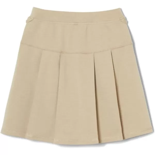 French Toast Girls' Adaptive Pleated Ponte Scooter Skirt with Pull-up Lift Loops
