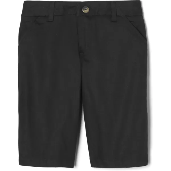 French Toast Girls' Adjustable Waist Stretch Twill Bermuda Short