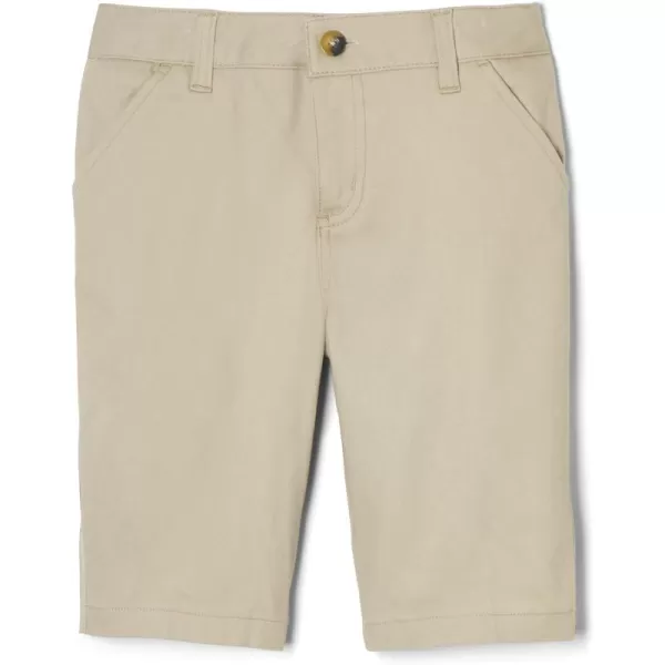 French Toast Girls' Adjustable Waist Stretch Twill Bermuda Short