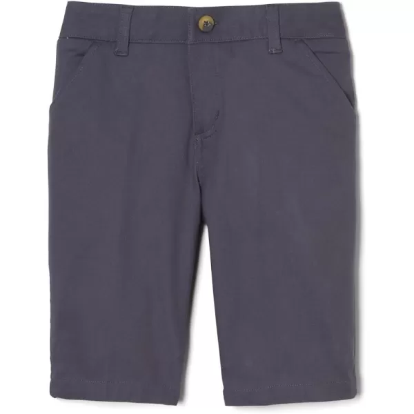 French Toast Girls' Adjustable Waist Stretch Twill Bermuda Short