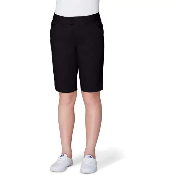 French Toast Girls' Adjustable Waist Stretch Twill Bermuda Short