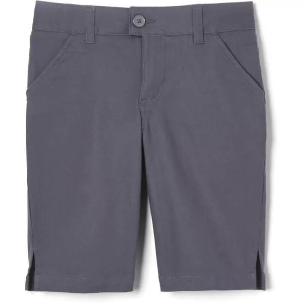 French Toast Girls' Adjustable Waist Stretch Twill Bermuda Short