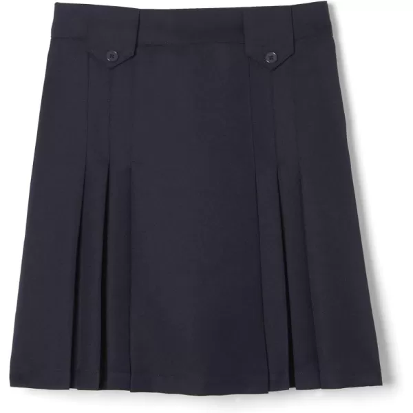 French Toast Girls' Front Pleated Skirt with Tabs