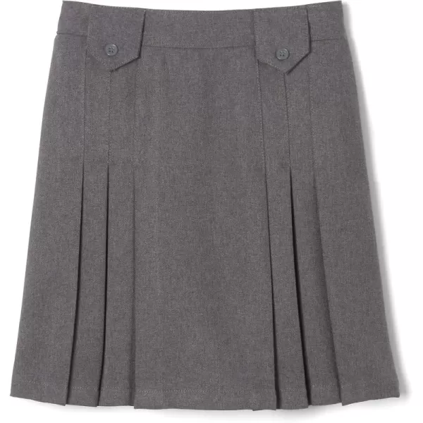 French Toast Girls' Front Pleated Skirt with Tabs