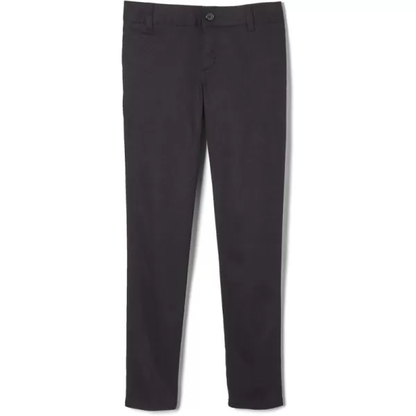 French Toast Girls' Little Stretch Twill Skinny Leg Pant with Pockets, School Uniforms for Kids and Teens