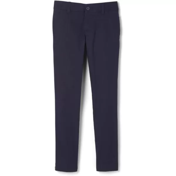 French Toast Girls' Little Stretch Twill Skinny Leg Pant with Pockets, School Uniforms for Kids and Teens