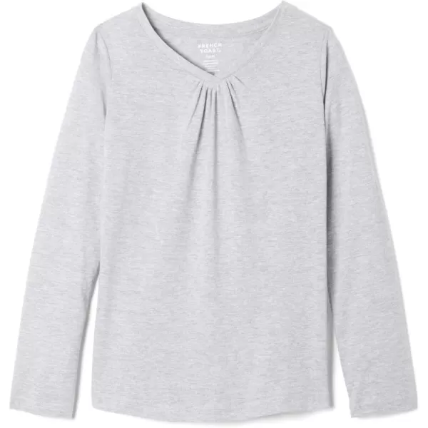 French Toast Girls' Long Sleeve V-Neck Tee