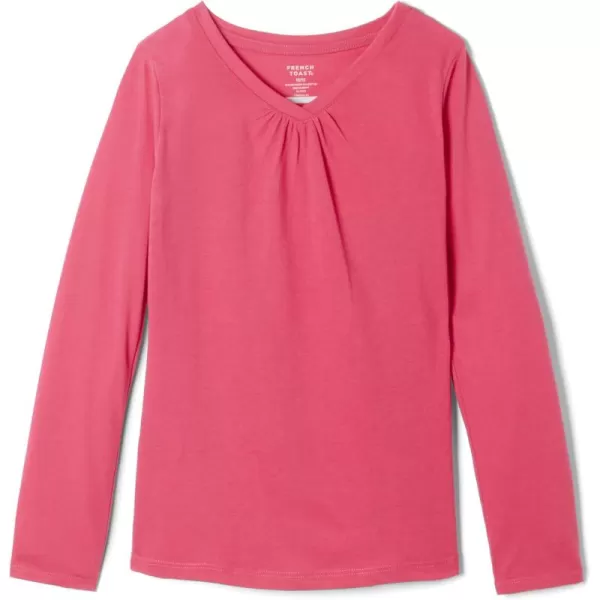 French Toast Girls' Long Sleeve V-Neck Tee