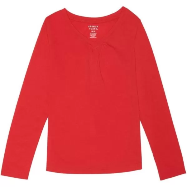 French Toast Girls' Long Sleeve V-Neck Tee