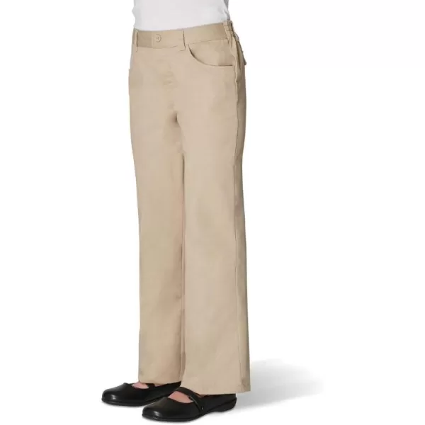 French Toast Girls' Pull-on Twill Pant 