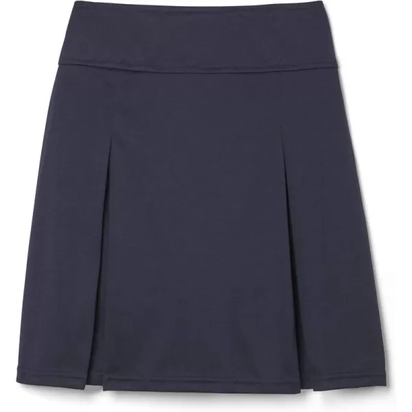 French Toast Girls' Toddler Pull-on Kick Pleat Scooter School Uniform Skirt