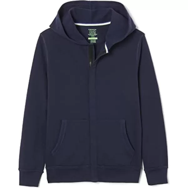 French Toast Kids' Adaptive Long Sleeve Fleece Hoodie with Flat Seams and Hidden Hook and Loop Closure