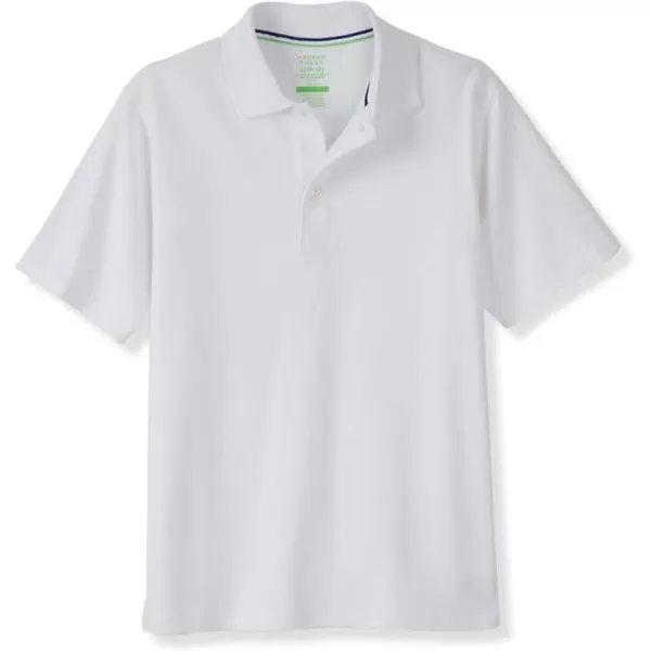 French Toast Kids' Adaptive Short Sleeve Polo Shirt | Hook and Loop Placket | Flat Seams)