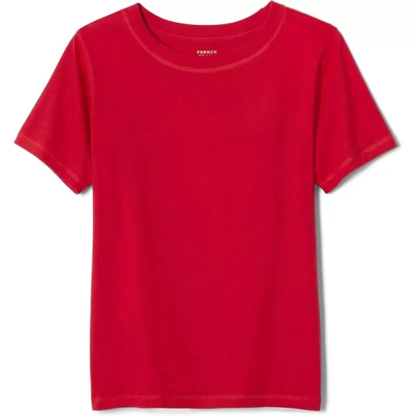 French Toast Kids' Adaptive Short Sleeve Super-Soft Crewneck Tee Shirt with Flat Seams