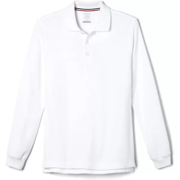 French Toast Pique Polo School Uniform Shirt with Long Sleeves for Boys and Girls