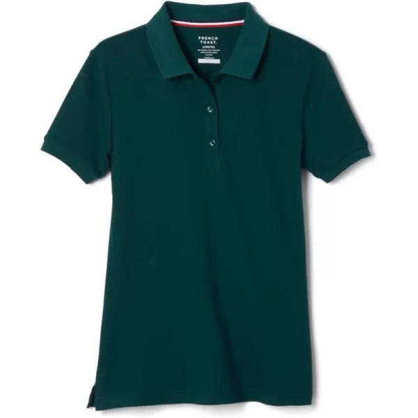 French Toast Women's Short Sleeve Stretch Pique Polo Shirt