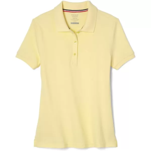 French Toast Women's Short Sleeve Stretch Pique Polo Shirt