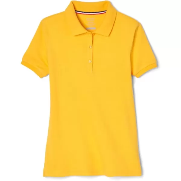 French Toast Women's Short Sleeve Stretch Pique Polo Shirt