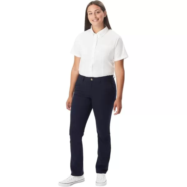 French Toast Women's Straight Fit Stretch Twill Pant