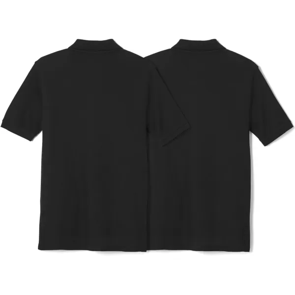 French Toast Boys' 2-Pack Short Sleeve Pique Polo Shirt