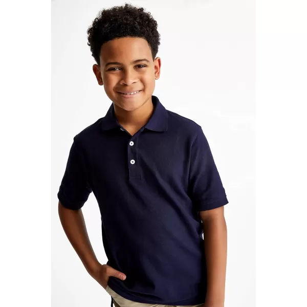 French Toast Boys' 2-Pack Short Sleeve Pique Polo Shirt