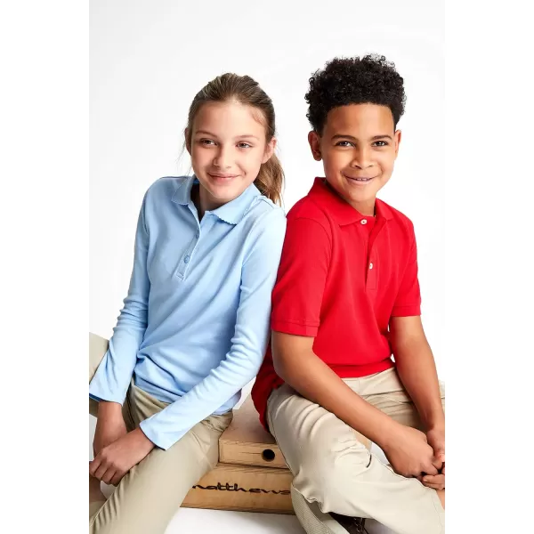 French Toast Boys' 2-Pack Short Sleeve Pique Polo Shirt