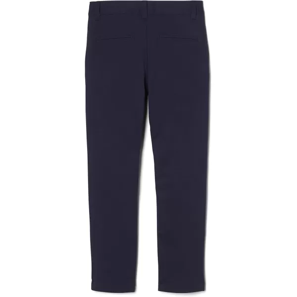 French Toast Boys' Adjustable Waist Straight Fit Stretch Twill Chino Pant