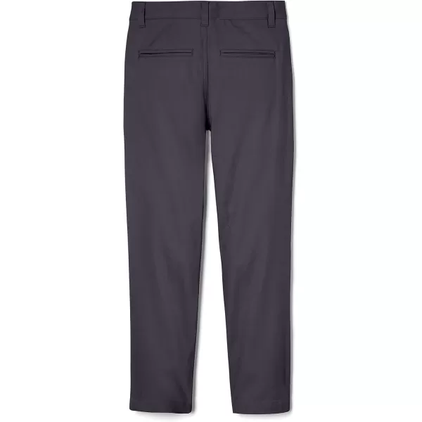 French Toast Boys' Adjustable Waist Straight Fit Stretch Twill Chino Pant