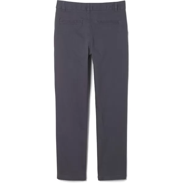French Toast Boys' Adjustable Waist Straight Fit Stretch Twill Chino Pant