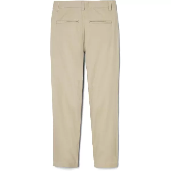 French Toast Boys' Adjustable Waist Straight Fit Stretch Twill Chino Pant
