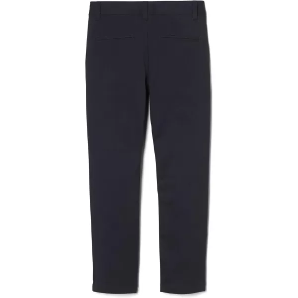 French Toast Boys' Adjustable Waist Straight Fit Stretch Twill Chino Pant