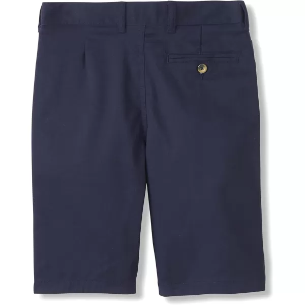 French Toast Boys' Adjustable Waist Stretch Flat Front Shorts  for School Uniform