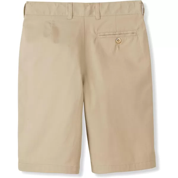 French Toast Boys' Adjustable Waist Stretch Flat Front Shorts  for School Uniform
