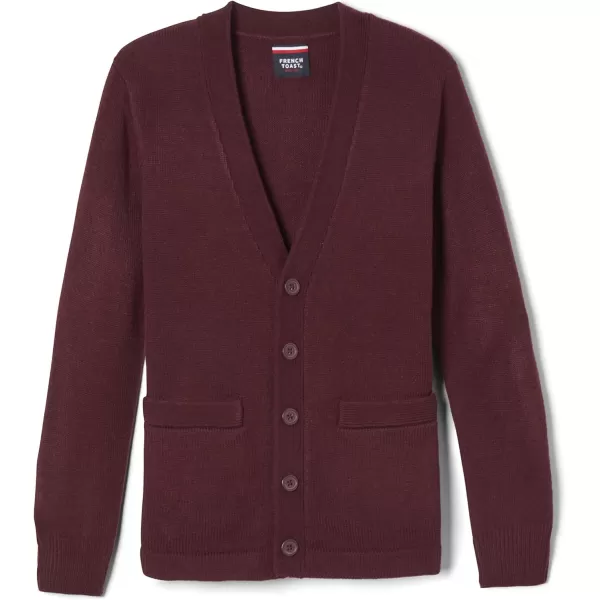 French Toast Boys' Anti-Pill V-Neck Cardigan Sweater 