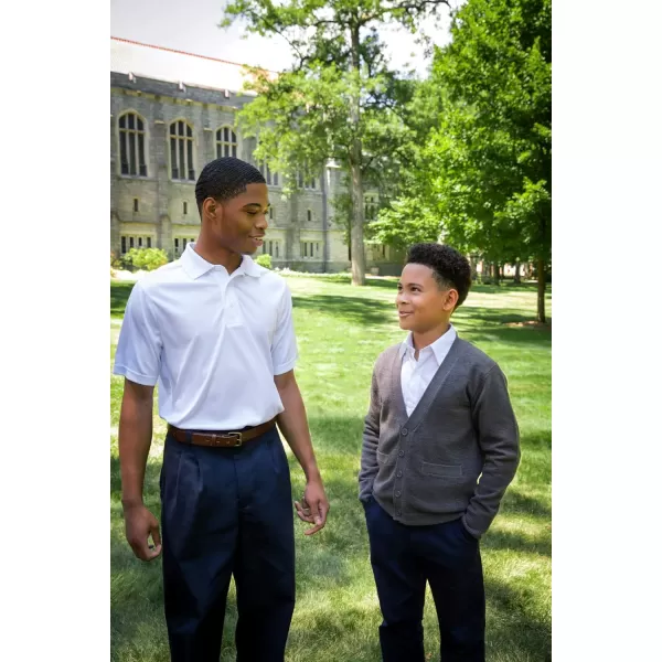 French Toast Boys' Expandable Collar Button Down Dress Shirt with Long Sleeves 